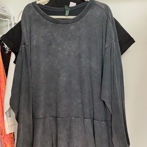 4x wild fable tiered sweatshirt dress